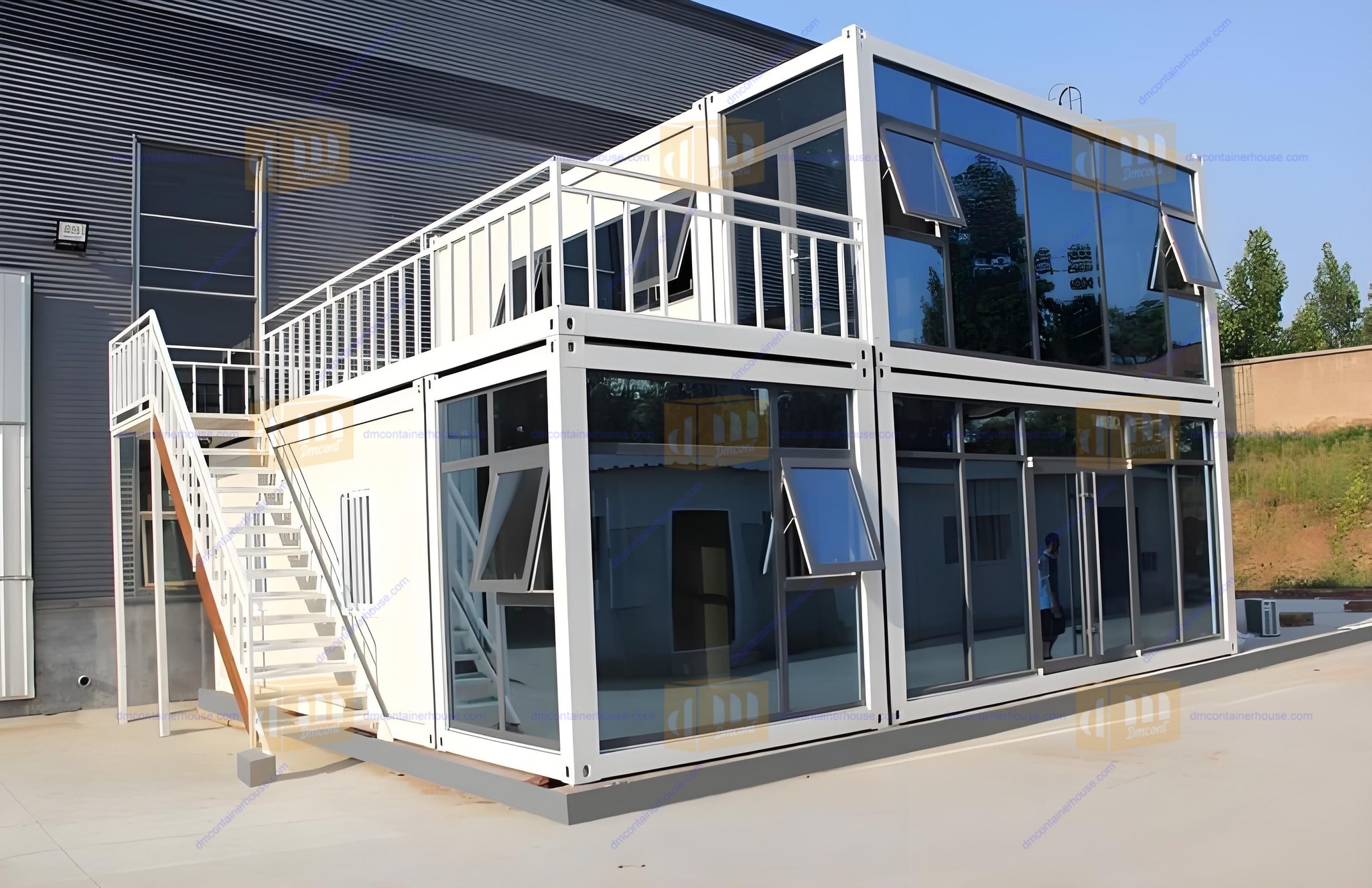 two - tier container