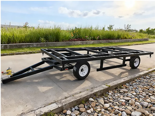 wheels trailer mobile toilet