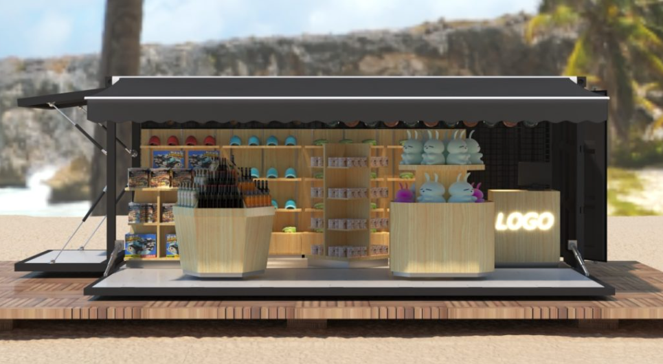 Container Convenience Store Solution - Dream Maker Modular House