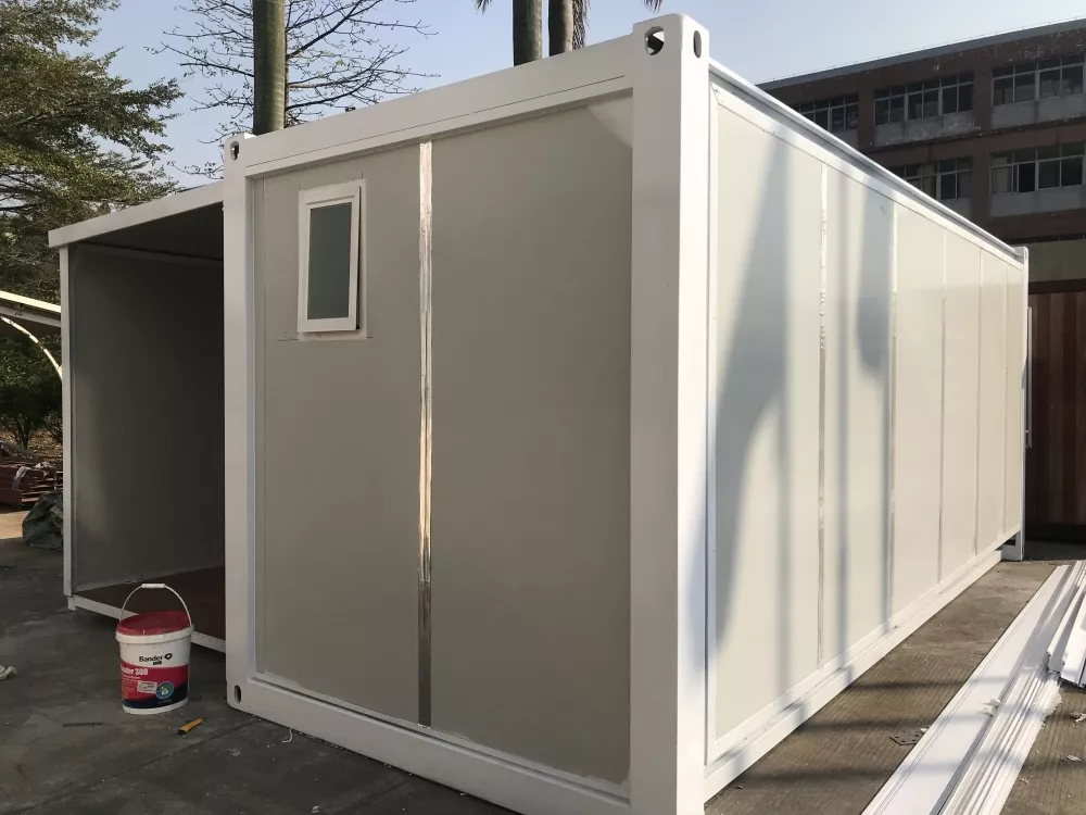 Solar Panel Expandable Container installation