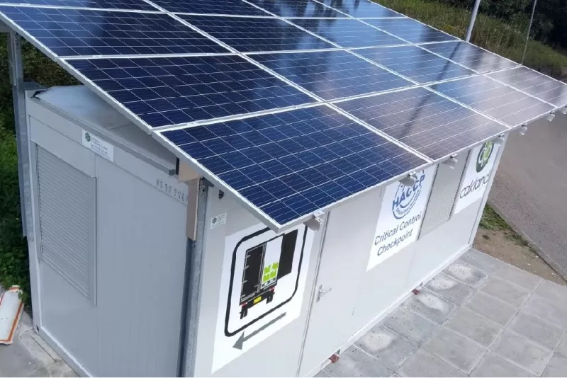 Solar Panel Expandable Container project