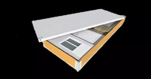 Instalación de casa contenedor plana