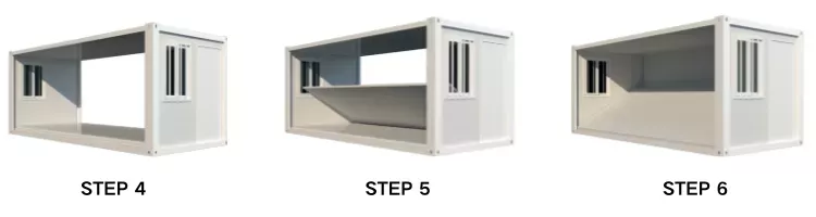Z-Type Foldable Container Houses installation