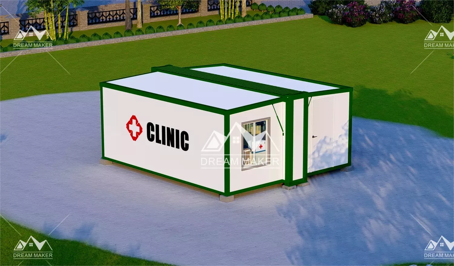 Layout of Container Hospital