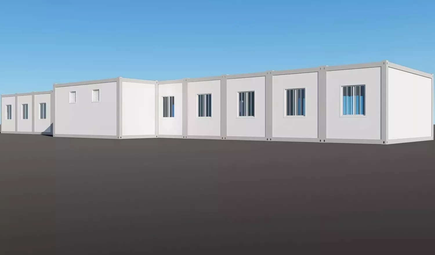 Layout of Container Hospital