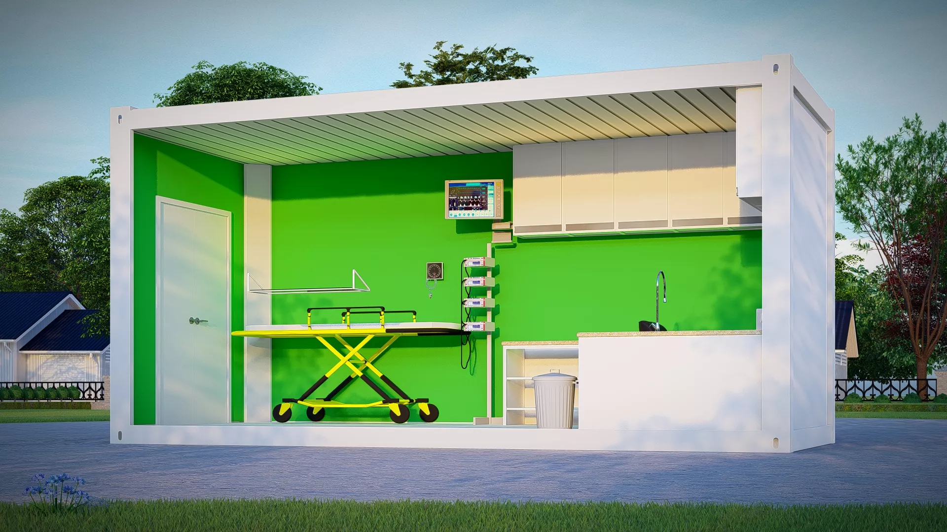 Clinic Hospital Container