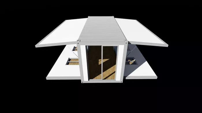 Expandable Container House installation