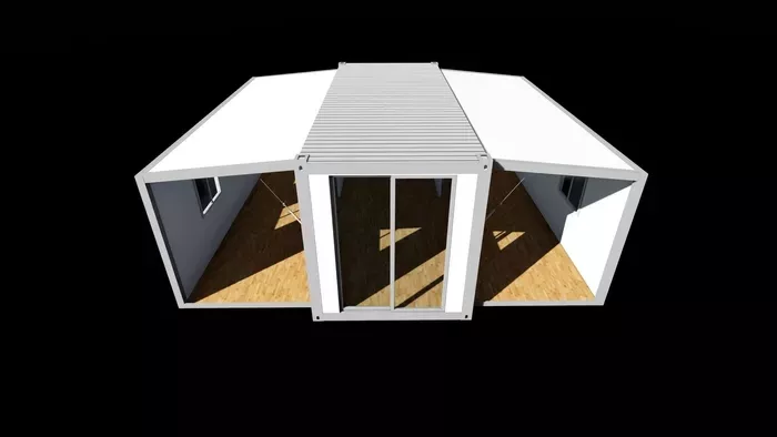 Expandable Container House installation
