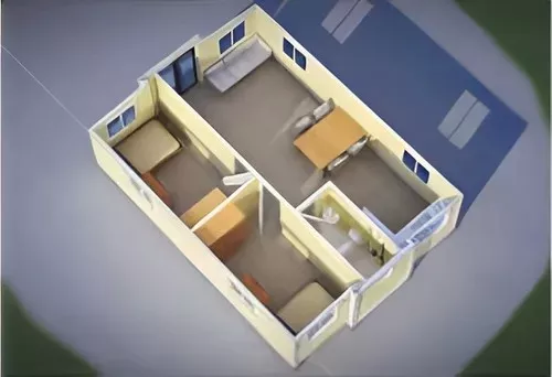 Expandable Container House layout