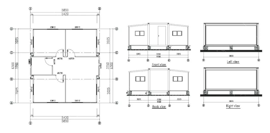 Expandable Container House layout