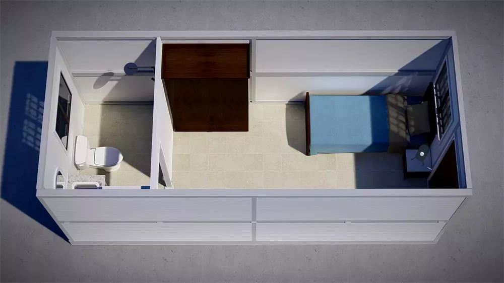 Folding Container House layout
