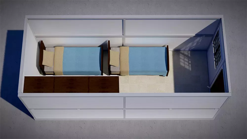Folding Container House layout