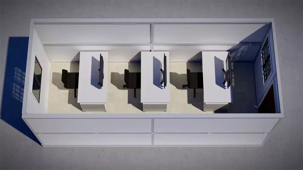 Folding Container House layout
